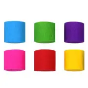 12 Rolls/Pack Crepe Paper Halloween Streamers Theme Party Decoration