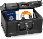 - Small Safe Box Chest for Home - Fireproof Safe Holds #10 Envelopes, USB Fla...