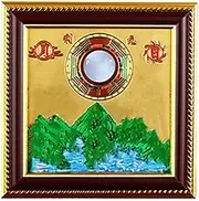 山海镇挂件八卦图全铜摆件铜板室外室内家居客厅玄关 Home Decoration 装饰工艺摆设/256