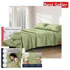 Luxurious California King Egyptian Cotton Sheets - 1200 Thread Count, 4 PC Set