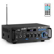 2.0 Channel Stereo Bluetooth 5.0 Karaoke Amplifier, 300W Audio Stereo Receive...