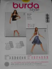 Skirt Misses Size 8-20 Burda 7532 Sewing Pattern