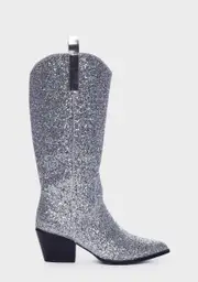 [Privileged] Silver Venicee Cowboy Boots