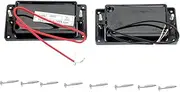 JOINPAYA Set Professional Humbucker Pickups Set for Electric Guitars Triple Wax Dipped Vacuum Sealed Enhanced Output for Warm Sound and Includes Screws Black