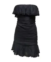 Bare-shouldered mini dress FR40 Black