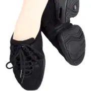 Bloch Criss Cross Dance Sneakers Mesh EU 34 US Child's 1 Split Sole Hip Hop Jazz