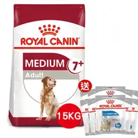 在飛比找PChome24h購物優惠-【法國皇家】中型熟齡犬7+歲齡M+7 15KG+【10包】體