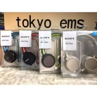 東京快遞耳機館日本版 SONY MDR-ZX660 扁線 重低音耳罩式耳機 (10折)
