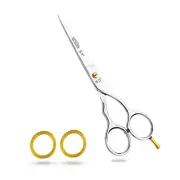NIXCER PROFESSIONAL SUPER CUT HAIR CUTTING SCISSOR FOR SALOON & HOME 6.5" SILVER