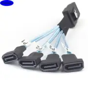 MINI SAS SFF-8087 to 4 Ports SATA 7P connection Cable For Server