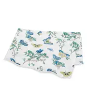 Matouk Baudin Butterfly Percale Flat Sheet, Full/Queen
