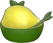 Cat Feeding Bowls,Avocado Shape Small Cat Bowl | Supplies Feeder for Pet Kitten Eating Drinking Multi-pet Indoor Outdoor Apartment Travel Vacation Floor Crate