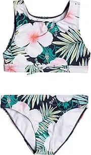 [Roxy] Girls' Peachy Vibes Crop Top Swim Set