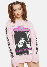 [ALIEN BODY] Restricted Long Sleeve Graphic Tee