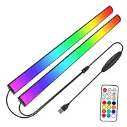 2Pcs RGBIC Gaming Light Bar, Dreamcolor RGB Light Bar B- Double Gaming Lights