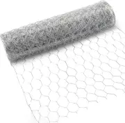 Chicken Wire Net Worthplanet 13.78 X 157.48 Inch Galvanized Hexagonal Wire Me...