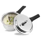 Vinod Platinum Triply Stainless Steel Pressure Cooker Outer Lid - SAS Bottom