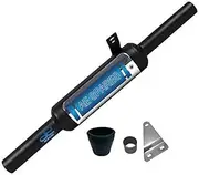 AEspares Silencer Exhaust Glass wool Black & Chrome Compatible With Royal Enfield Classic 350 cc