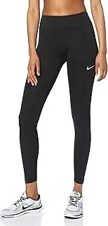 [Nike] Women's Fast Running Tights, Black/Reflective Silver