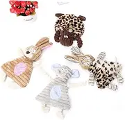 Dog Toys Sound-Activated Molar Plush Toy for Dogs Monkey Style Home and Shop Decor (Grain Bunny Light)