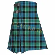 Graham Menteith Ancient 8-yard Scottish Handmade Traditional Tartan Kilt For Men