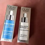 Olay Serums Hyaluronic 24 & Collagen Peptide 24, 40ml Each SEALED