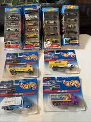 Hot Wheels Lot 4 Five Pack & 4 Haulers NIP (#8)
