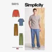 StitchMaster Men's Knitwear Kit: Top & Pants, Sizes XS-XXL, Multicolor (Code S93