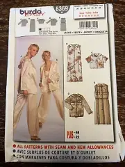 Burda 8369 UNCUT Sewing Pattern, Misses' Jacket/Dress, Size 10-22