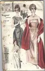 Vogue Pattern 4140, Vintage Dress, Jacket, Stole, Size 14 B 34'', Pre-cut FF