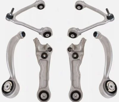 SET (6X) FRONT LOWER + UPPER CONTROL ARMS KIT for JAGUAR XK X150 SERIES 2007-201 (for: Jaguar)