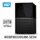 WD威騰 My Book Duo 20TB(10TBx2)USB3.1 3.5吋雙硬碟儲存 WDBFBE0200JBK-SESN