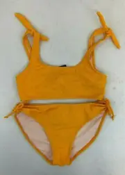 Cotton On Free Girl's Tropic Bikini Set Yellow Size 14 -