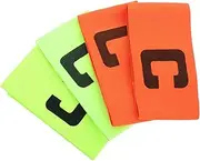 BCOATH 4pcs Unisex Team Captain Arm Band for Soccer/Football Elastic Sport Badge Youth Adult Training Band