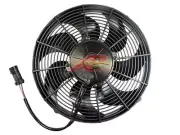 Spal VA34-BP70/LL-66A 12" Condenser Fan Assembly, Puller, Curved Blade, 24V