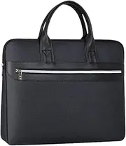 Generic Canvas A4 File Carrier for Paper And Laptop, Black
