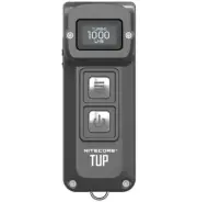Nitecore TUP 1000 Lumen Rechargeable EDC Flashlight Keychain Light Series - Gray