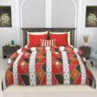 Indian Mandala King Size Flat 100%Cotton Bed Sheet | 2 Pillow Cover Boho Blanket