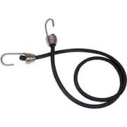 48 In. Black Bungee Cord With Dichromate Hook