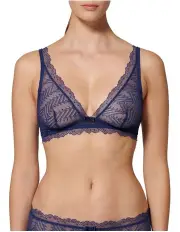 [Simone Perele] Canopee Soft Cup Triangle Bra in Blue