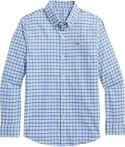 [vineyard vines] Boys Bellamy Plaid Performance Cotton Shirt