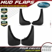 4x Splash Guards Mud Flaps Mudguards Front & Rear for Pontiac Solstice 2006-2009