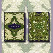 UNICORN EMERALD DECK OF PLAYING CARDS POKER SIZE BY ALOY DESIGN