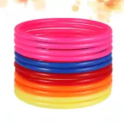 Multicolor Toss Rings Plastic Rings Game Stacker Rings Toy Plastic Toss Rings