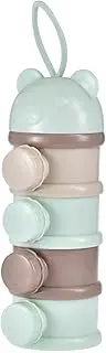 Formula Dispenser - Multi-Tier Milk Powder Holder Supplement Storage Container - Tiered Formula Boxes Stackable Organizer for Children, Parents