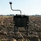 Soil Sifting Tool with Rotation Crank 56x41cm Thickened Sturdy Compost Sieve