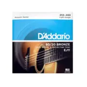 D'Addario 80/20 Bronze 012-053 EJ11 Acoustic Guitar Strings