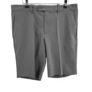 J Lindenberg Mens Gray Lightweight Quick Dry Stretch Vent Shorts Size 32 New