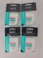 Johnson & Johnson REACH Cleanburst Spearmint Waxed Floss 55 Yards NEW