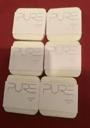 6 Bars Pure By Gloss FACE Soap New Foam Lemon Infused 40g